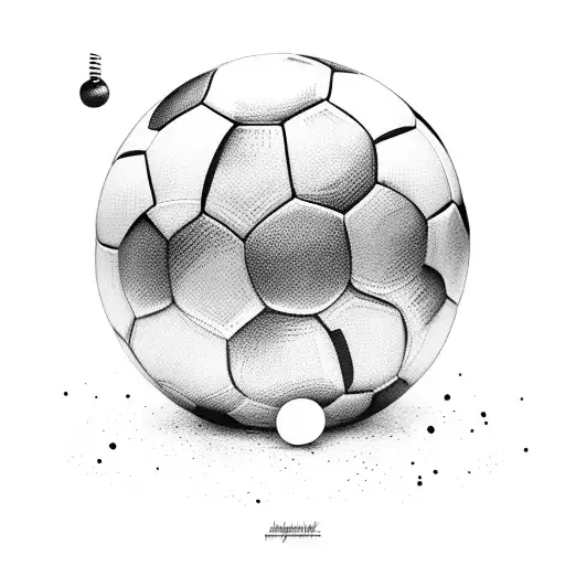 A Dog Balancing A Soccer Ball On Its Nose