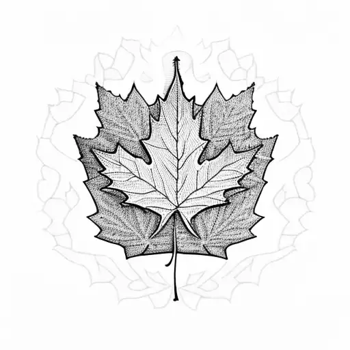 British Union Jack And Canadian Maple Leaf Placed On A Hong Kong Bauhina Flower