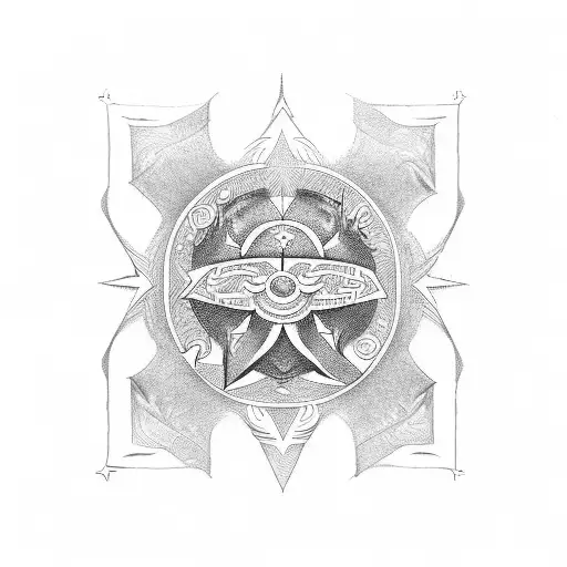 Occult-themed International Trade Symbol