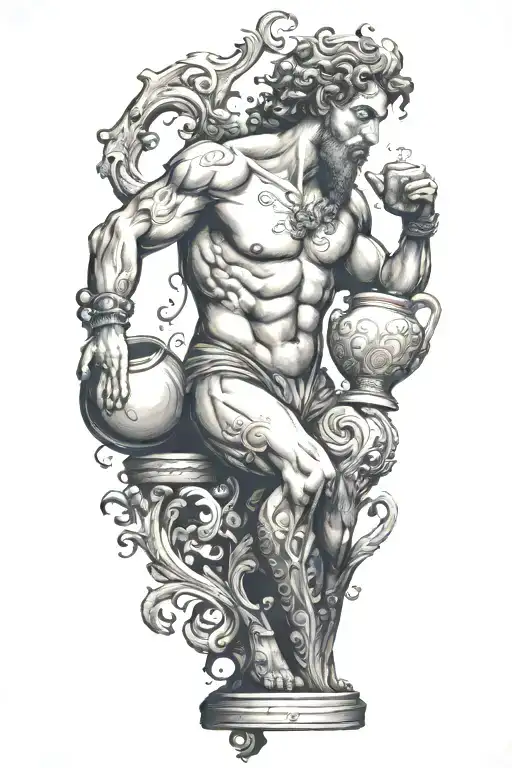 Aquarius With Jug