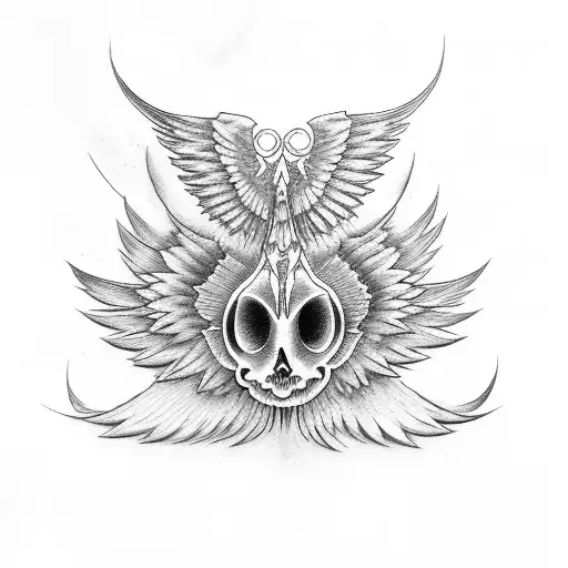 Angelic Eyes And Angel Wings