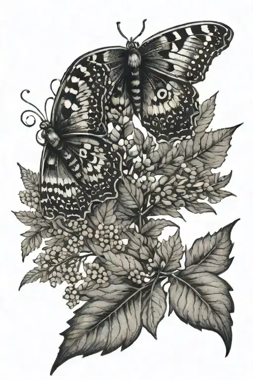 Moth Ferns Sprouting