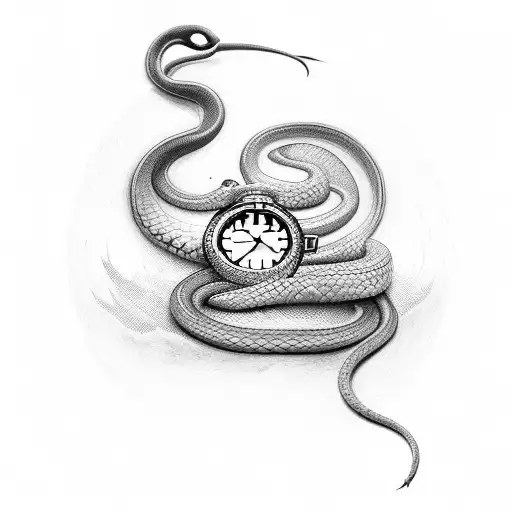 Snake With Watch