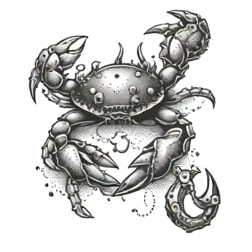 Snow Crab And Anchor Hanging