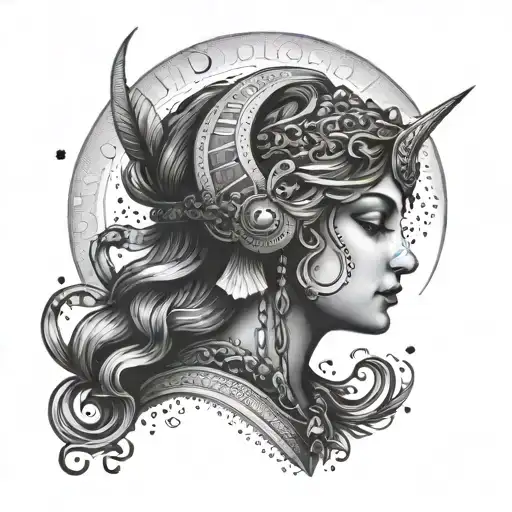 Artemis Greek Goddess Moon