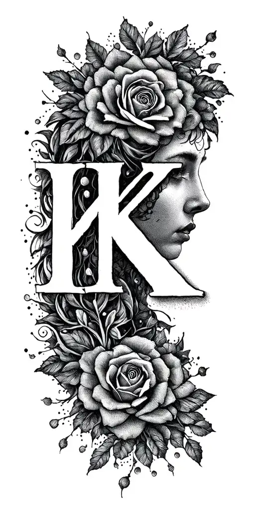 Backwards K And Normal Facing R