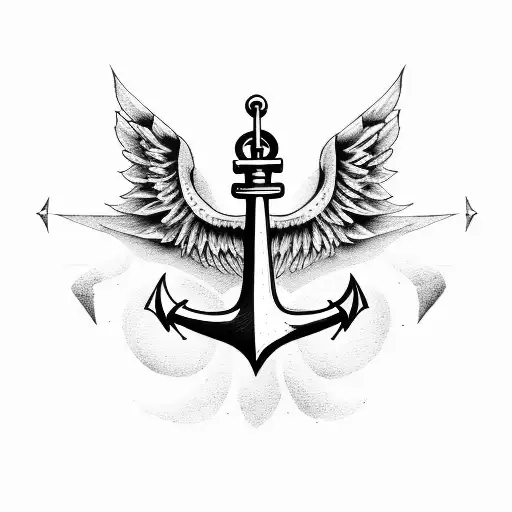 Navy Anchor And Pilot Wings