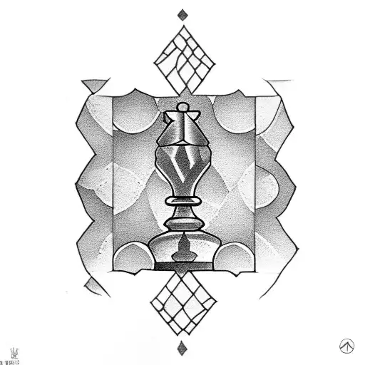 Chess Piece In Mirror