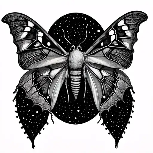 Death Moth Lunar Moth Moon