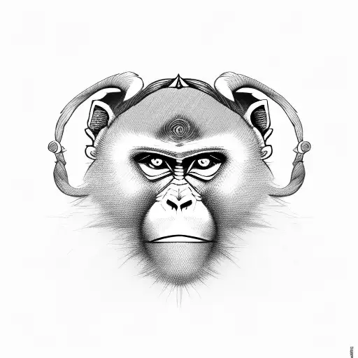 Mother Monkey With Son