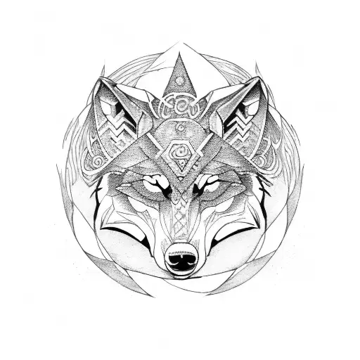 Wolf And Valknut