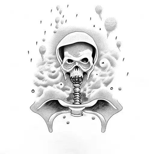 Grim Reaper Blowing Bubbles