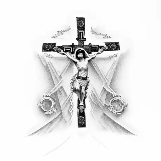 Cross With Rosary
