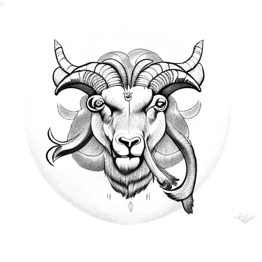 Ram With Circle Around It