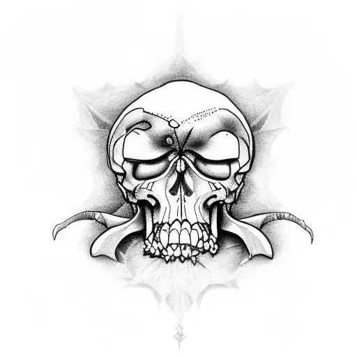 Reaper On Mound Of Skulls