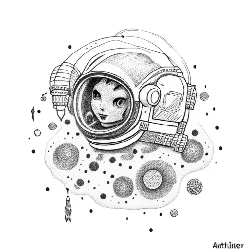 Astronaut With Jellyfish