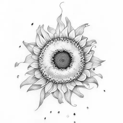 Butterfly With Sunflower