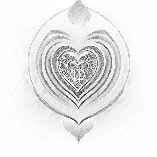 Love Heart Qr Code With Daughers Names Zara And Sienna