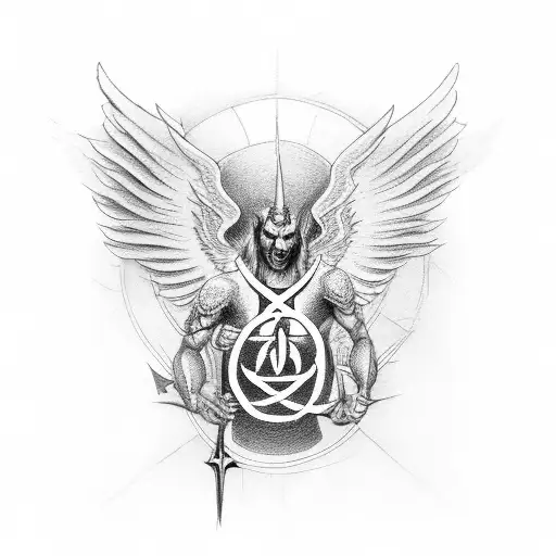 Satan With Angel Wings