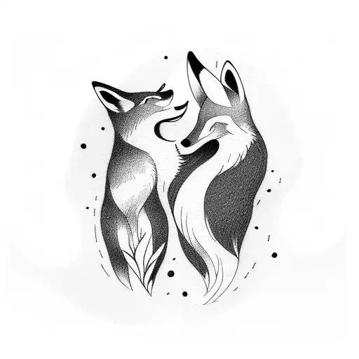 A Fox And A Crow Who Are Lovers