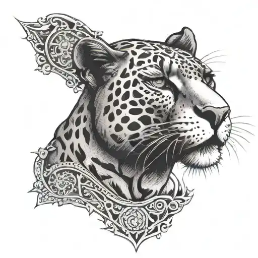 Panther Christian Cross