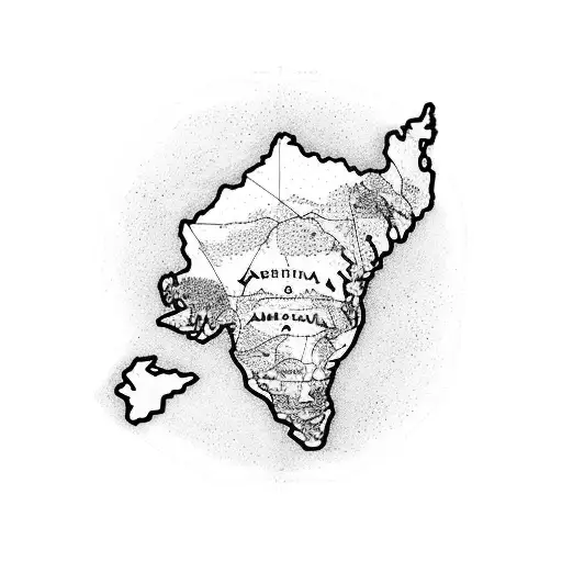 A Map Of South America With A Dotted Line Tracing Your Favorite Travel Route