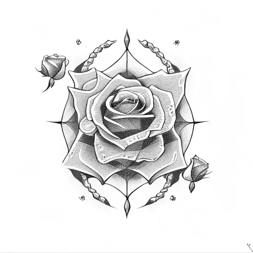 Anchor Wrap With Roses