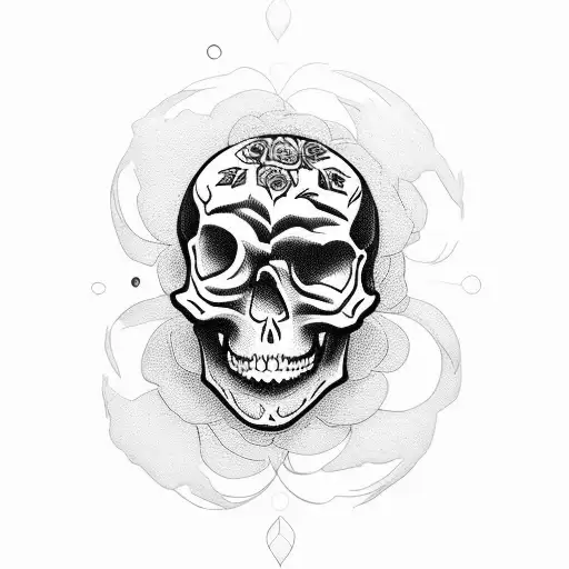 Skull And Roses