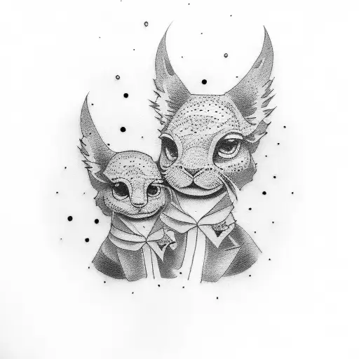 Father And Mother And 4 Children