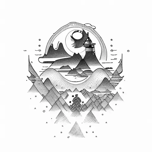 Travel With Sea And Sun And Mountain