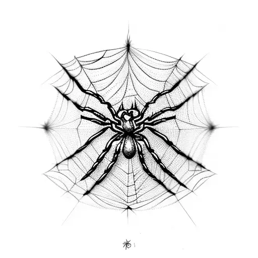 Spider Web Spider Barbed Wire Barbwire