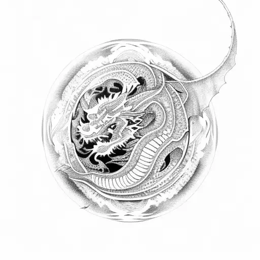 Yin And Yang Dragon Tiger