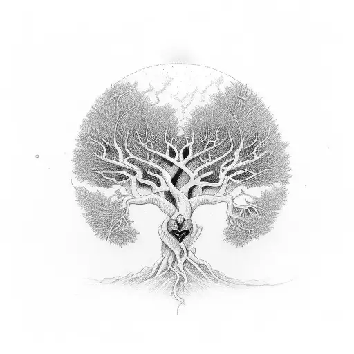 Death With Tree Nad Heart