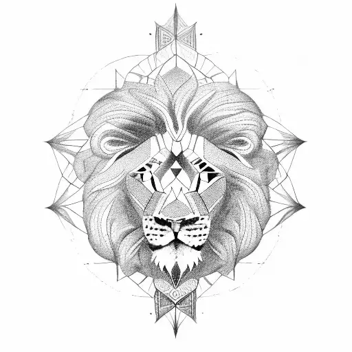 Sowrd With Lion And Compass
