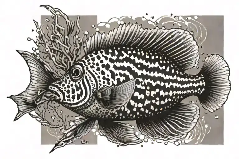 Juvenile Spotted Drum Fish