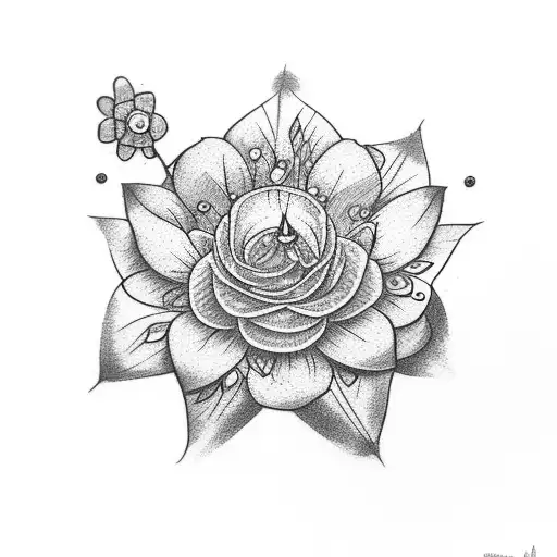 Underboobs With Little Flowers