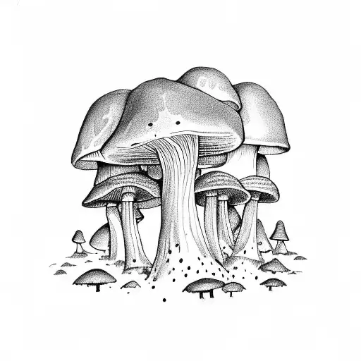 A Mushroom Forest With Hidden References To Movies And Books