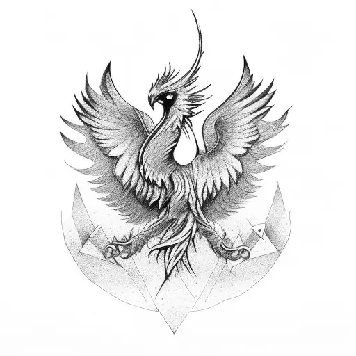 Phoenix With Unique Design