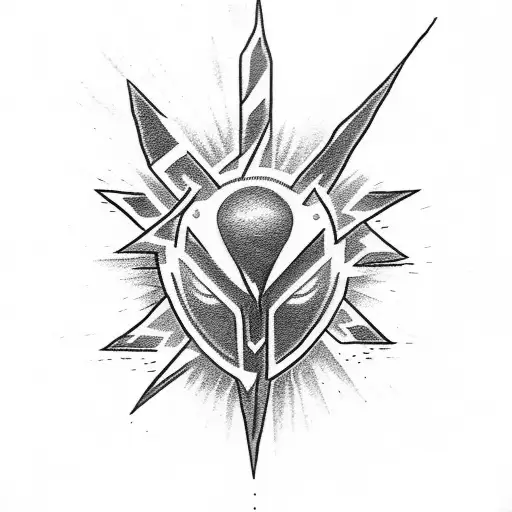 Lightning Bolt Pattern With Jesus