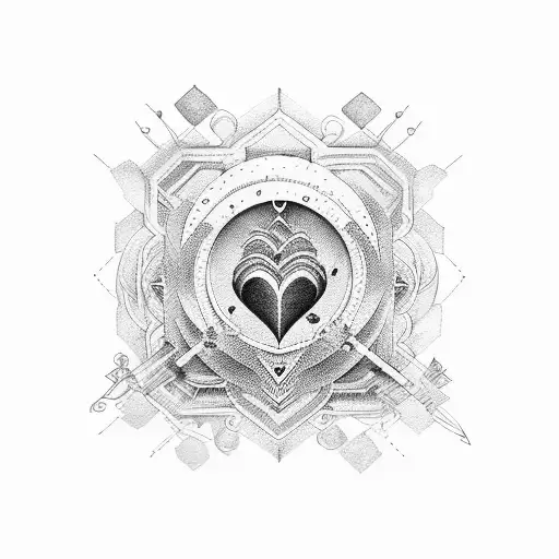 Artist Pallete And Heart Chakra