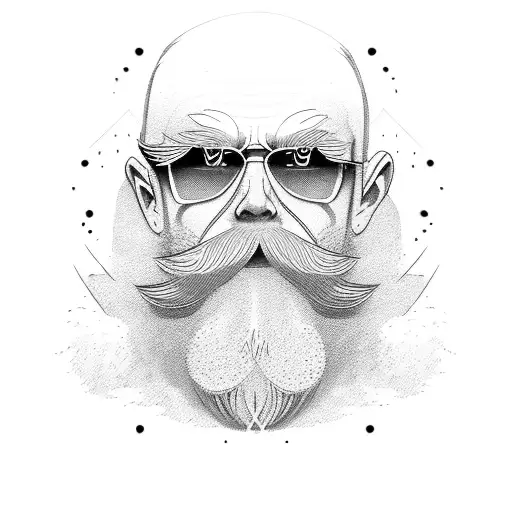 My Father Date Of Beard And Cross