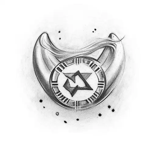 Cornicello With Italian Flag