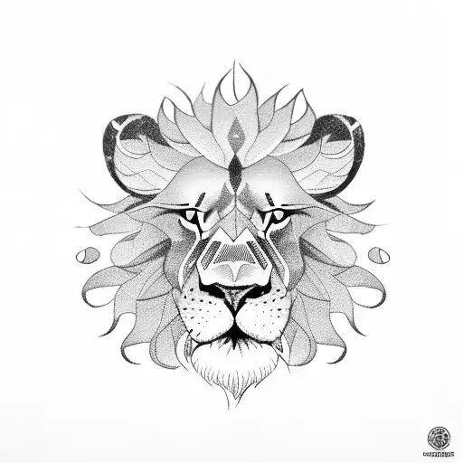 Lion With A Football