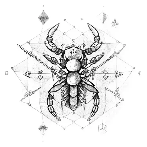 Scorpio Constellation With Maelle And Damian Letters