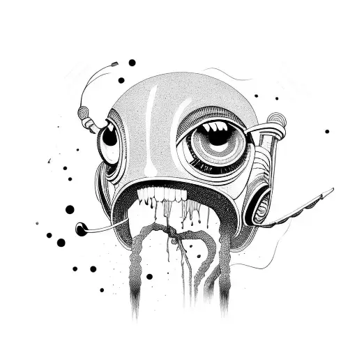 Trippy Alien Dj Mixing Beats