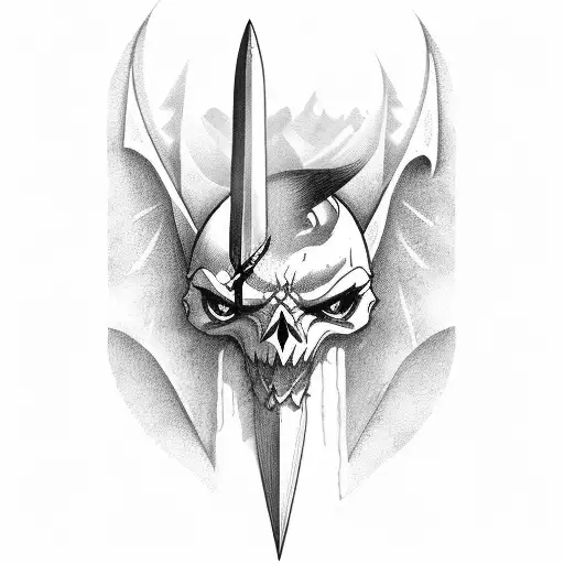 Dagger With Bat Handle