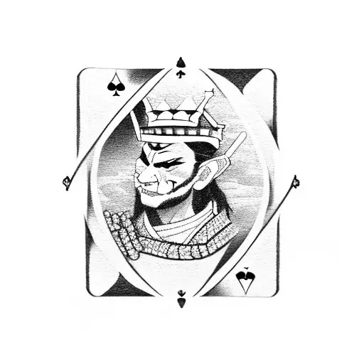 Samurai Royal Cards Joker Clubs Spades Hearts Diamond