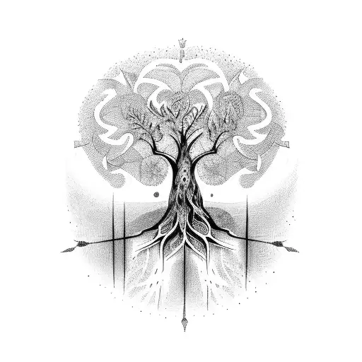 Tree Of Life With Text