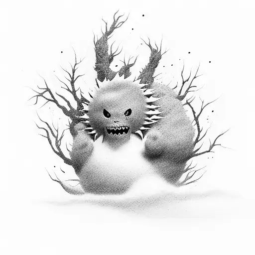 Spirited Away Soot Spirit And Tree Spirit