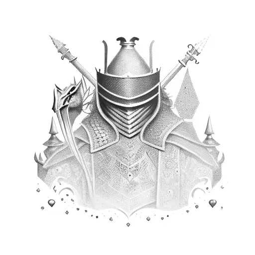 Melting Chess Knight